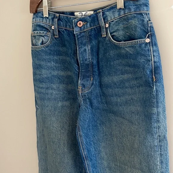 Free People We The Free Maggie Mid-Rise Straight Leg Jeans Size 26 NWOT - Picture 4 of 10